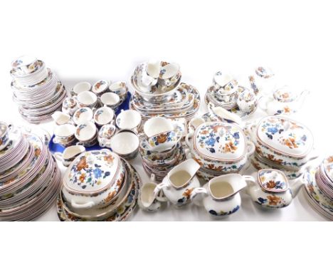 A comprehensive Myott Meakin Franciscan Kismet Dynasty Collection dinner service, to include five vegetable tureens, 25cm wid