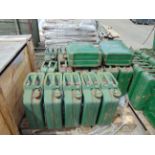 2 Pallets (44 Pcs) Unissued Jerry Cans Dated 1954