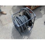1 Large Cable Reel of HD 3 Phase Power Cable c/w Generator Plugs