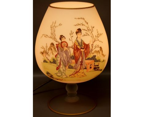 Oriental Goblet form Table Lamp.