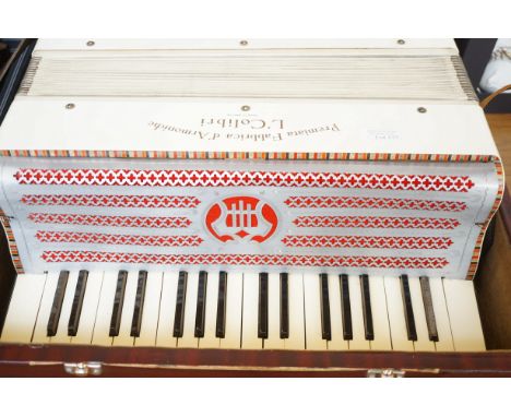 L'Colibri piano accordion made in Saxony with box