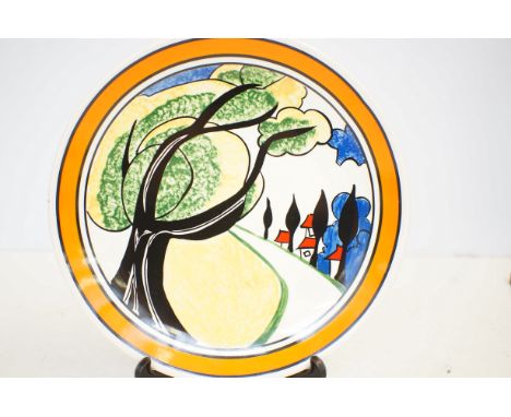 Wedgwood Clarice Cliff 10'' plate May avenue limited edition &amp; cert