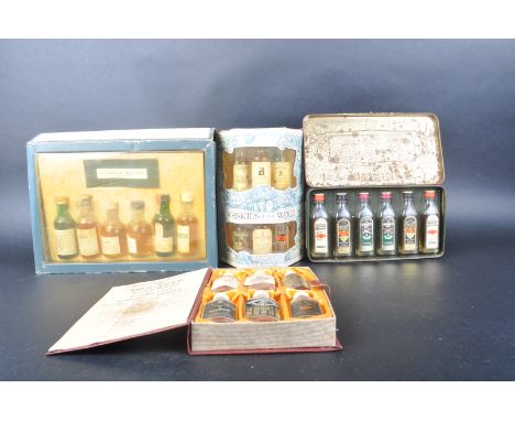 Collection of whisky miniatures all housed inside presentation boxes to include: The Whyte &amp; Mackay Scotch whisky collect