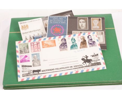 Stamps, GB three stockbooks of predominantly GB with some mixed world, quantity of miniature sheets, covers, some GB pre-deci
