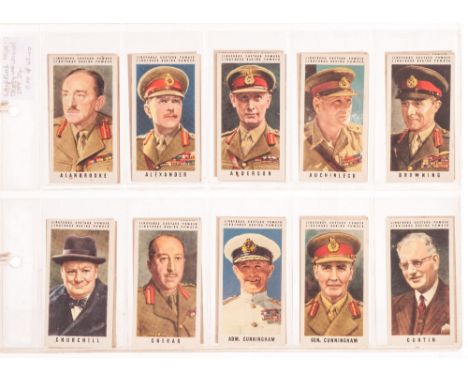 Cigarette Cards Uniforms, Complete Sets, Carreras History of Army Uniforms, Black Cat Military Uniforms, United Kingdom Tobac
