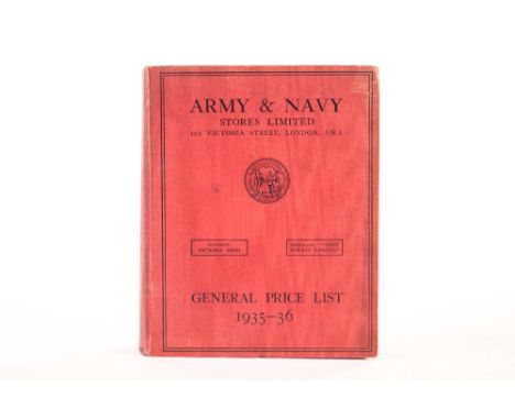 Ephemera. Book, Army & Navy Stores Ltd General Price List 1935-36 (gd)