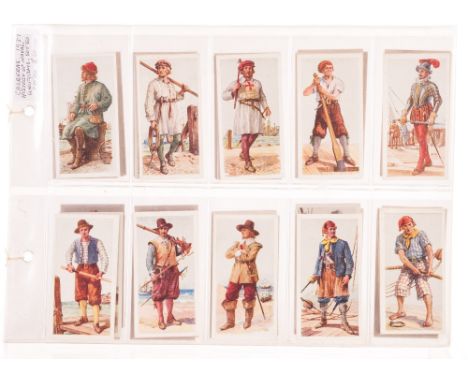 Cigarette Cards, Naval Complete Series, Carreras History of Naval Uniforms, Our Navy, Britain's Defences, together with Lambe