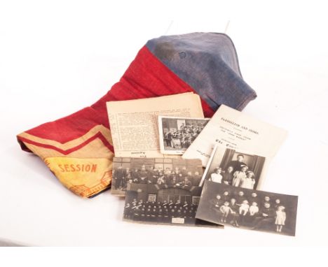 Salvation Army, a flag flown for the Invincible Sessions 1926/27, being draped over successful cadets having been commissione