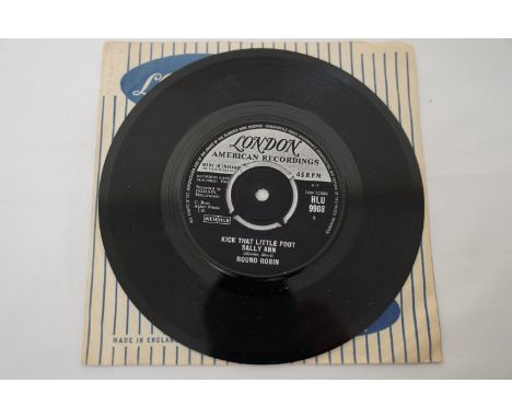Vinyl - 5 original UK Northern Soul / R&amp;B / Popcorn Stock singles on London records.  Round Robin - Kick That Little Fool