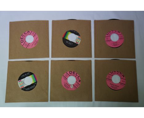 Vinyl - 6 Rare Northern Soul / Popcorn original US 1st pressing, Promo / Stock singles on Decca Records. Len Barry - You Baby