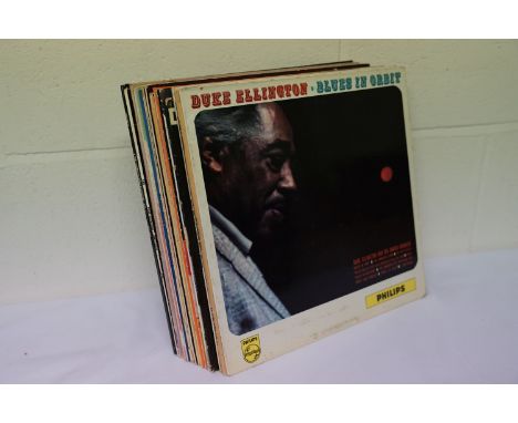 Vinyl - Duke Ellington - 17 UK and US pressing Jazz / Bop albums including rare pressings: "Blues In Orbit" original UK first