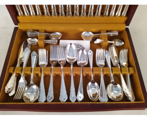 A canteen of Arthur Price silver plated flatware, six settings