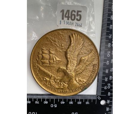 USA navy large bronze medal