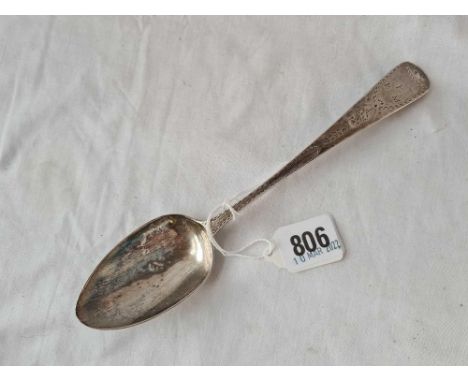 GeorgeIII brightcut tablespoon. London 1791 By S G R W. 52 gms