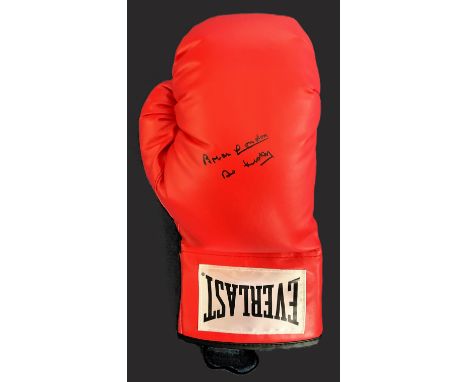 Brian London signed red Everlast boxing glove. Brian Sidney Harper (19 June 1934 - 23 June 2021), better known by the ring na
