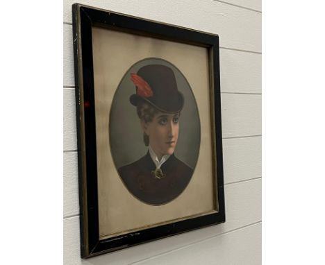  A portrait of a lady ready for a days riding 46cm x 50cm 