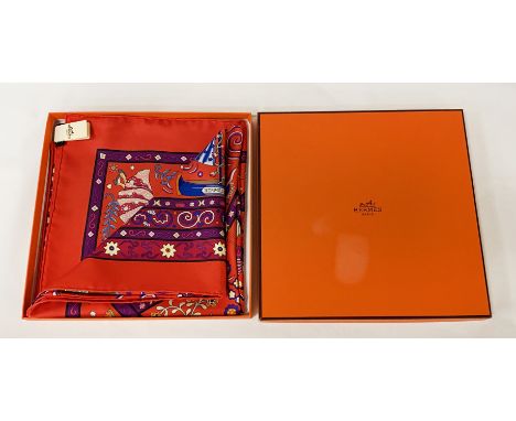 HERMES SCARF IN ORIGINAL BOX
