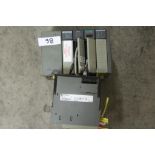 (Lot of 2) Allen-Bradley 1746 Racks w/ P1 Power Supply & Processor 1747-L524