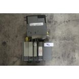 (Lot of 2) Allen-Bradley 1746 Racks w/ P1 Power Supply & Processor 1747-L524