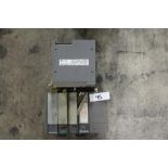 (Lot of 2) Allen-Bradley 1746 Racks w/ P1 Power Supply & Processor 1747-L524