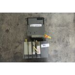 (Lot of 2) Allen-Bradley 1746 Racks w/ P1 Power Supply & Processor 1747-L524