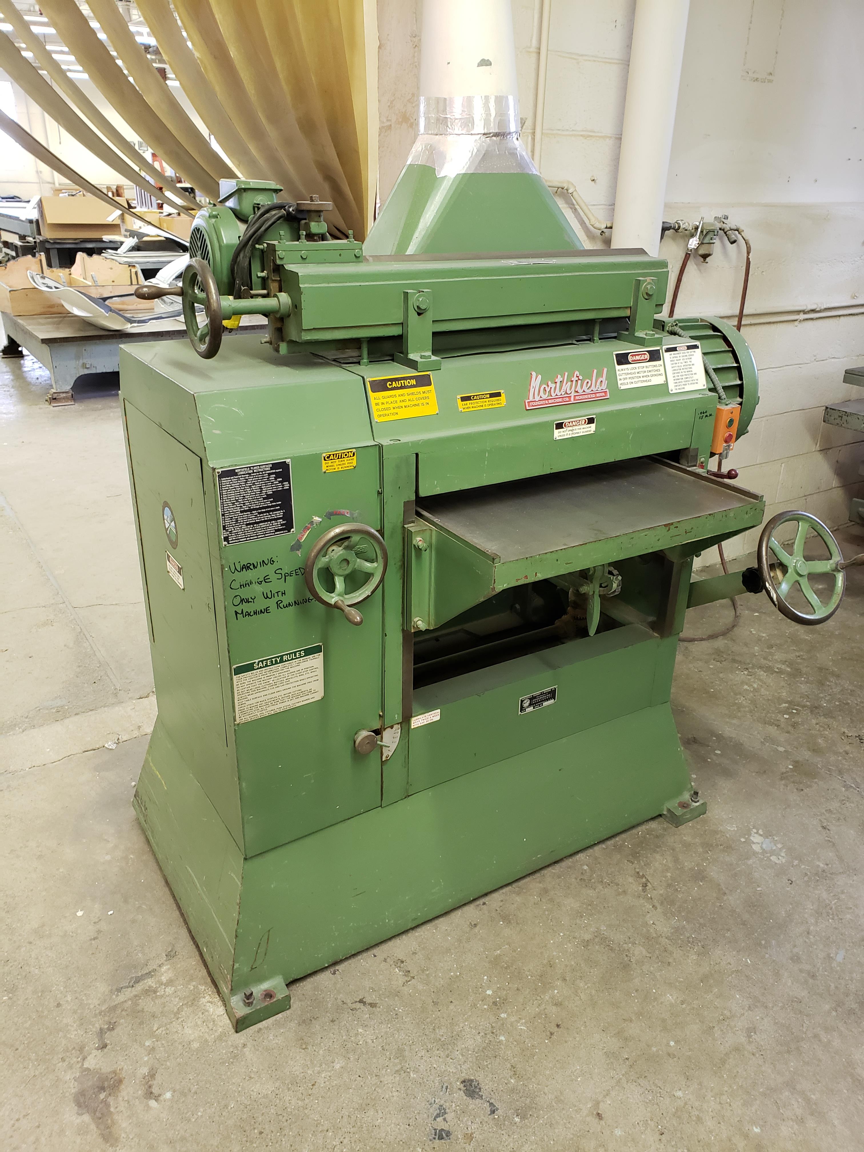 Northfield No. 7, 25" Planer, S/N 821309F, 10 PH, 220 v, 3 PH, with