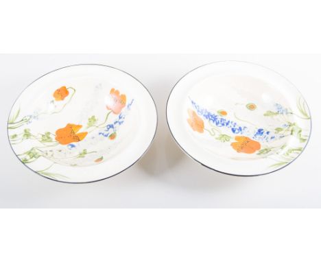 Clarice Cliff biscuit coloured jug, tree trunk design with owls, two honey glaze dishes, Burleigh pheasant jug, Arthur Wood f