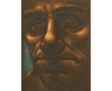 *Peter Howson (b.1958) 'CONFRONT' 1997 Oil on board 20 x 15.5cm Provenance: With Flowers East, London. *Artist's Resale Right