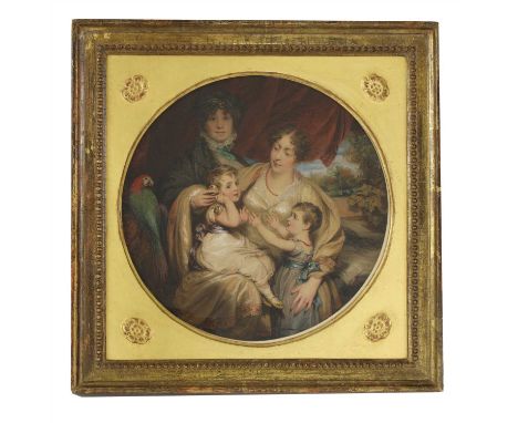 Circle of Thomas Phillips RA (1770-1845) PORTRAIT OF A FAMILY, SAID TO BE THE MOTHER, WIFE AND CHILDREN OF THE ARTIST THOMAS 