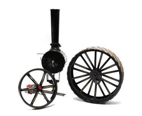 A 1/3 scale live steam model of an agricultural ploughing traction engine , currently disassembled, together with a new and u