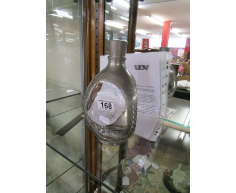 Pewter Hague Dimple decanter with paperwork