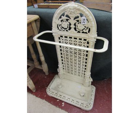 Coalbrookdale style iron stick stand