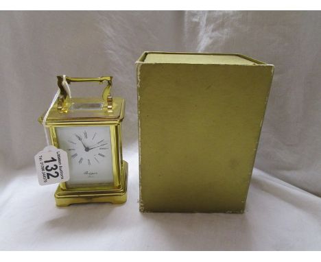 Carriage clock by Rapport of London