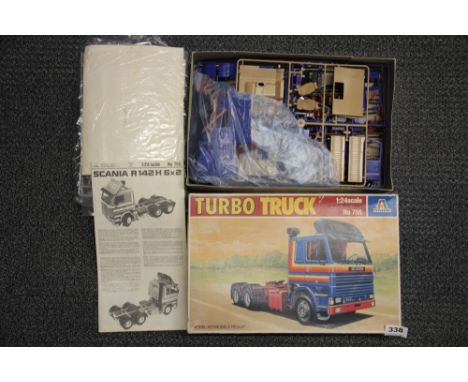 A boxed turbo truck 1:24 scale no 755 model kit.