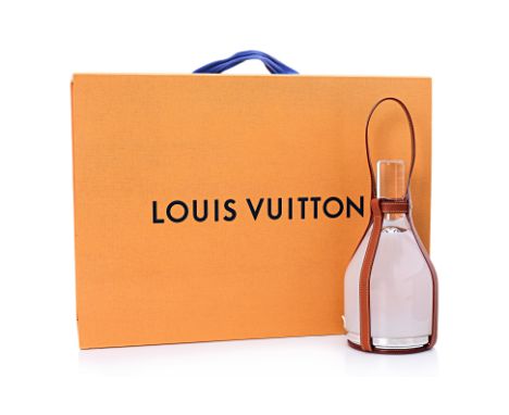 A LOUIS VUITTON BELL LAMP BY EDWARD BARBER &amp; JAY OSGERBY Frosted glass, bell-shaped, with leather carrying strap, comes w