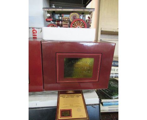 Charles Burrell &amp; Sons, a limited edition model of a traction engine, Burrell Showman's Engine The White Rose of York, wi
