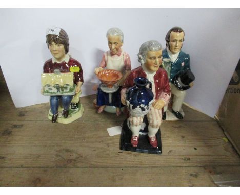 4 Kevin Francis limited edition models, David Winter, Lucie Rie, Josiah Wedgewood, Henry Dalton&nbsp;