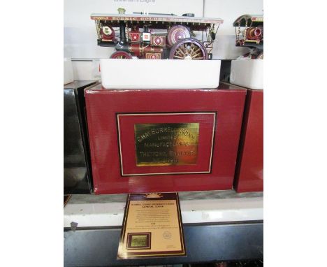 Charles Burrell &amp; Sons, a limited edition model of a traction engine, Burrell Showman's General Gough, with boxes and cer