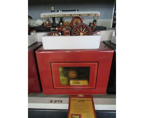 Charles Burrell &amp; Sons, a limited edition model of a traction engine, Burrell Showman's Engine Britannia, with boxes and 