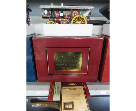 Charles Burrell &amp; Sons, a limited edition model of a traction engine, Burrell Showman's Engine William V, with boxes and 