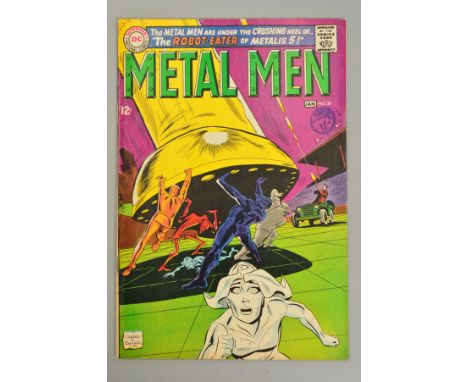 DC Comic, Metal Men Volume 1 Issue 29, 'The Robot -Eater Of Metalis 5!', Metal Men, Jan-68 (condition: top slightly worn) 