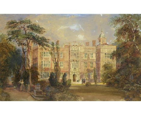 ATTRIBUTED TO DAVID COX, OWS (1783-1859) CHARLTON HOUSE GREENWICH  watercolour, 28 x 45cm++Although unsigned, there seems lit