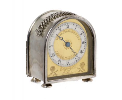 AN ELIZABETH II PARCEL GILT SILVER ROYAL COMMEMORATIVE CARRIAGE TIMEPIECE CHARLES FRODSHAM & CO IN THE STYLE OF BREGUET  the 