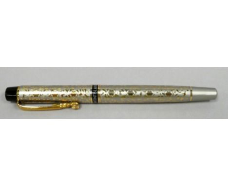 A Mont Blanc rollerball pen - commemorative edition with its clip modelled as a violin neck.