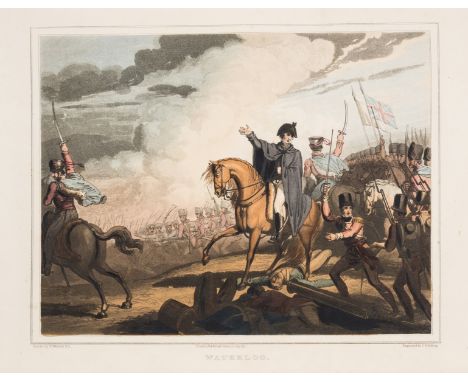 Westall (Richard) Victories of the Duke of Wellington, from Drawings, first edition, third issue (largest paper copy), wood-e