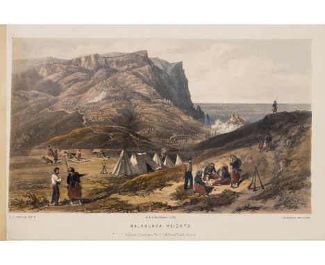 Warre (Lt. Col. H.J.) Sketches in the Crimea, first edition, decorative lithographed title with hand-coloured vignette, 16 ha