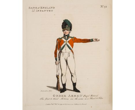 Rowlandson (Thomas) Loyal Volunteers of London and Environs, Infantry &amp; Cavalry, in Their Respective Uniforms, first edit