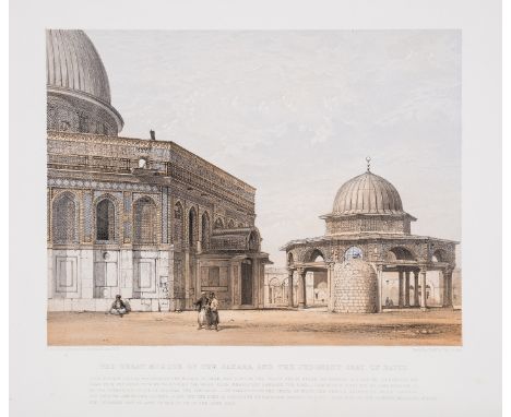 Isaacs (Rev. A.A.) Four Views of the Mosques and Other Objects of Interest occupying the Site of the Temple at Jerusalem, fir