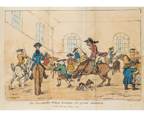 Rowlandson (Thomas).- Annals of Sporting, by Caleb Quizem, Esqr. and his Various Correspondents, first edition, hand-coloured