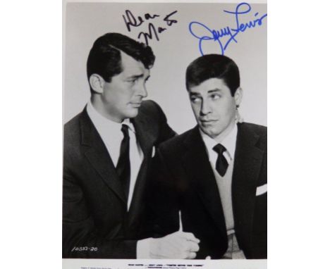 13 signed film star portrait photographs, including; Audrey Hepburn, James Cagney, Dean Martin &amp; Jerry Lewis 